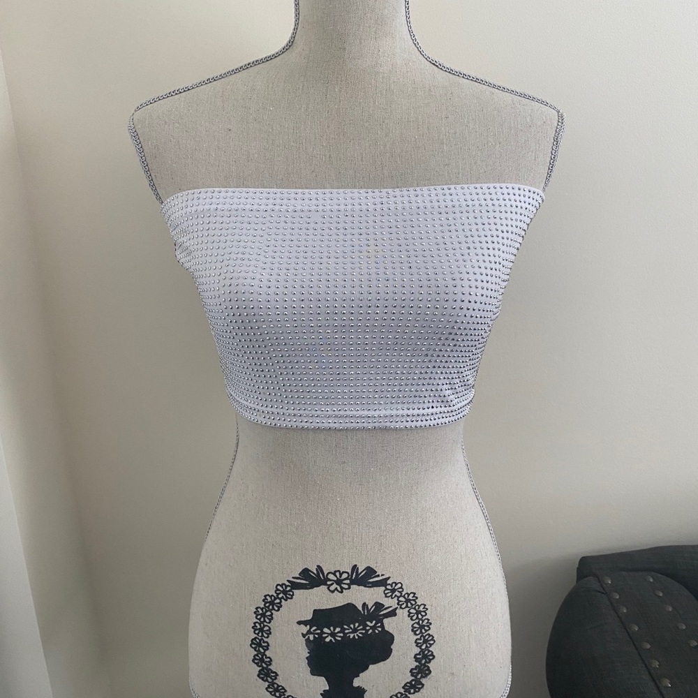 Sequin tube top
